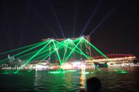 Singapur – Lasershow am Marina Bay Sands Hotel