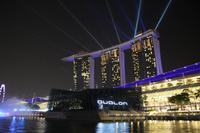 Singapur – Lasershow am Marina Bay Sands Hotel