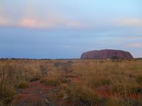 Outback - Sonnenuntergang am Uluru (Ayers Rock)