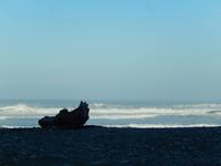 Strand am Hotel in Punakaiki