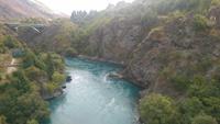 auf der Bunggee Brücke bei Queenstown