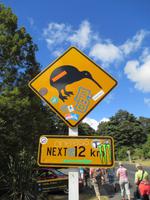 Straßenschild in Ohakune