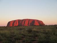 Sonnenuntergang am Ayers Rock