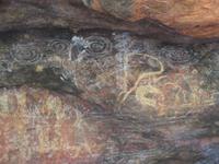 Wandmalereien der Aboriginees