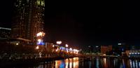 Abendlicher Spaziergang durch Melbourne 