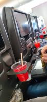 Abschiedsdrink Singapure Sling im Flieger 