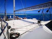 Katamaran im Great Barrier Reef