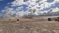 Rundreise Australien - Stopp bei den White Sands-Dünen