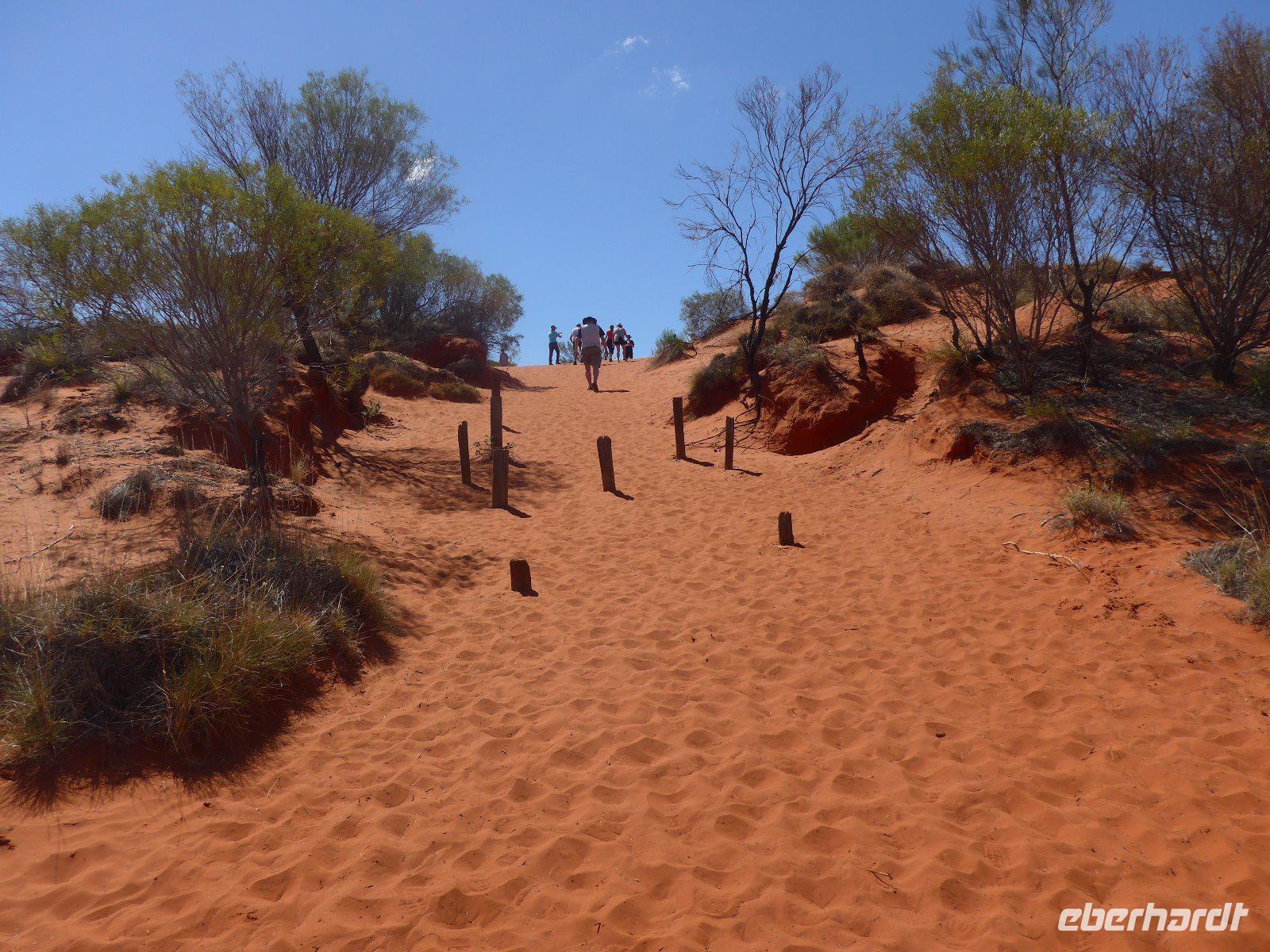 Sanddüne auf dem Weg zum Ayes Rock