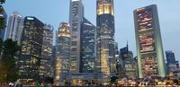 Spaziergang durch Clarke Quay - Singapur