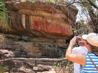 am Ubirr Felsen