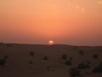 Sonnenuntergang zur WÜstensafari