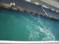 Ablegen aus dem Hafen von Abu Dhabi