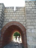 meterdicke Stadtmauern Pliska