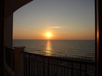 Sonnenaufgang am Schwarzen Meer in Goldstrand