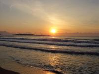 Aufgehende Sonne mit Insel von Nessebar