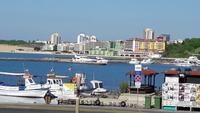 Nessebar Blick auf Strandhotels