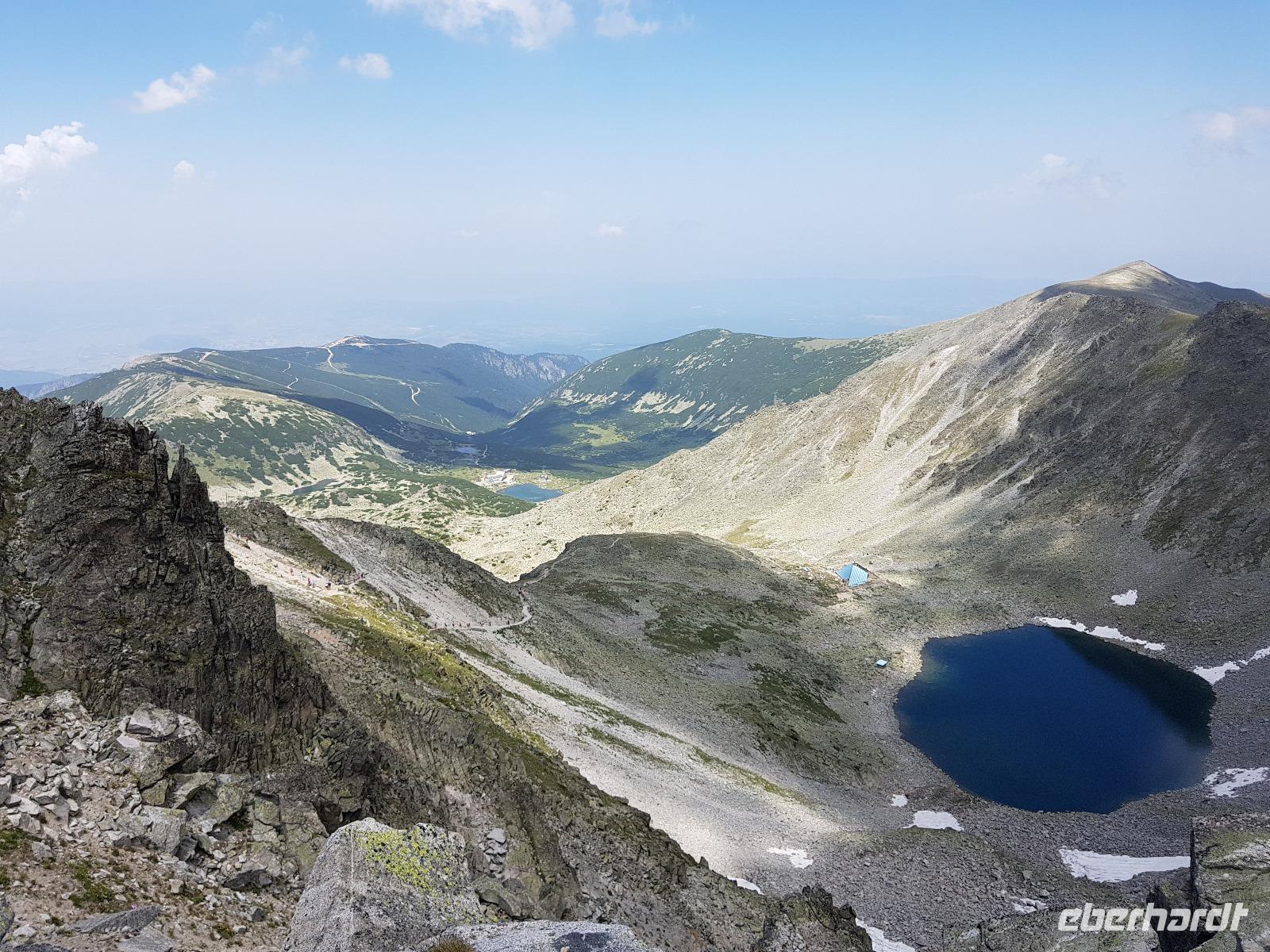 Bulgarien, Blick vom Musala Richtung Jastrebets