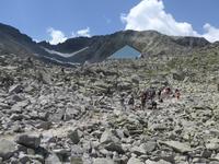 Bulgarien, Wanderung zum Musala, Quelle an Eisseehütte