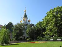 Die russische Kirche „Sveti Nikolay Mirlikiiski“