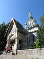 Die russische Kirche „Sveti Nikolay Mirlikiiski“