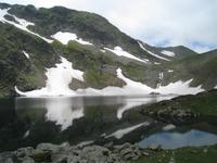 Restschnee an den Sieben Seen im Rilagebirge