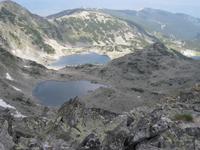 Blick vom Hang des Musala auf die Musala-Seen