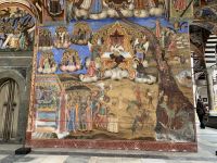 Außenbemalung der Klosterkirche