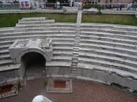 Ruinen des römischen Stadions in Plovdiv