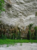 Felswand im Nationalreservat Madara