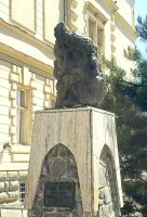 Dracula Denkmal. Altstadt Sighisoara. Rundreise Rumänien und Bulgarien.  &ndash; &copy; Martina Wegener (Eberhardt TRAVEL)