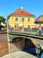 Lügenbrücke. Stadtspaziergang in Sibiu (Hermannstadt). Rundreise Rumänien und Bulgarien.  &ndash; &copy; Martina Wegener (Eberhardt TRAVEL)