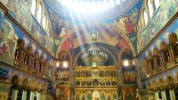 Orthodoxe Kirche. Stadtspaziergang in Sibiu (Hermannstadt). Rundreise Rumänien und Bulgarien.  &ndash; &copy; Martina Wegener (Eberhardt TRAVEL)