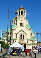  Alexander-Newski-Kathedrale. Stadtrundgang in Sofia. Rundreise Rumänien und Bulgarien.  &ndash; &copy; Martina Wegener (Eberhardt TRAVEL)