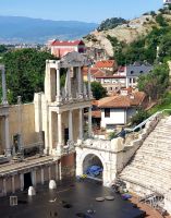 Stadtrundgang in Plovdiv. Antikes Theater Philippopolis. Rundreise Rumänien und Bulgarien.  &ndash; &copy; Martina Wegener (Eberhardt TRAVEL)