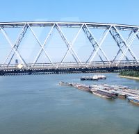 Brücke über die Donau Nähe Konstanza. Rundreise Rumänien und Bulgarien.  &ndash; &copy; Martina Wegener (Eberhardt TRAVEL)