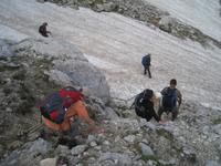 Schneereste im Kazana-Kar