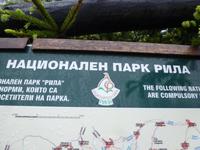 Eingang zum Rila National Park