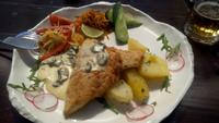  Kurische Nehrung ,Ort Nida, leckeres Mittagessen