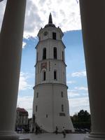 Vilnius- Glockenturm auf dem Kathedralenplatz