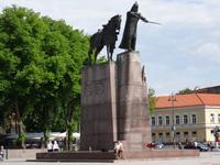 Vilnius- Denkmal des Gründers der Stadt 