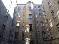 Riga - im Innenhof eines alten Jugendstil - Hauses