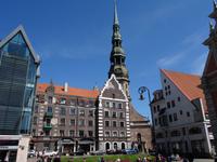 Riga - Blick zur St. Petri-Kirche