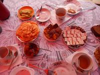 Picknick in Vente bei Bauernfamilie