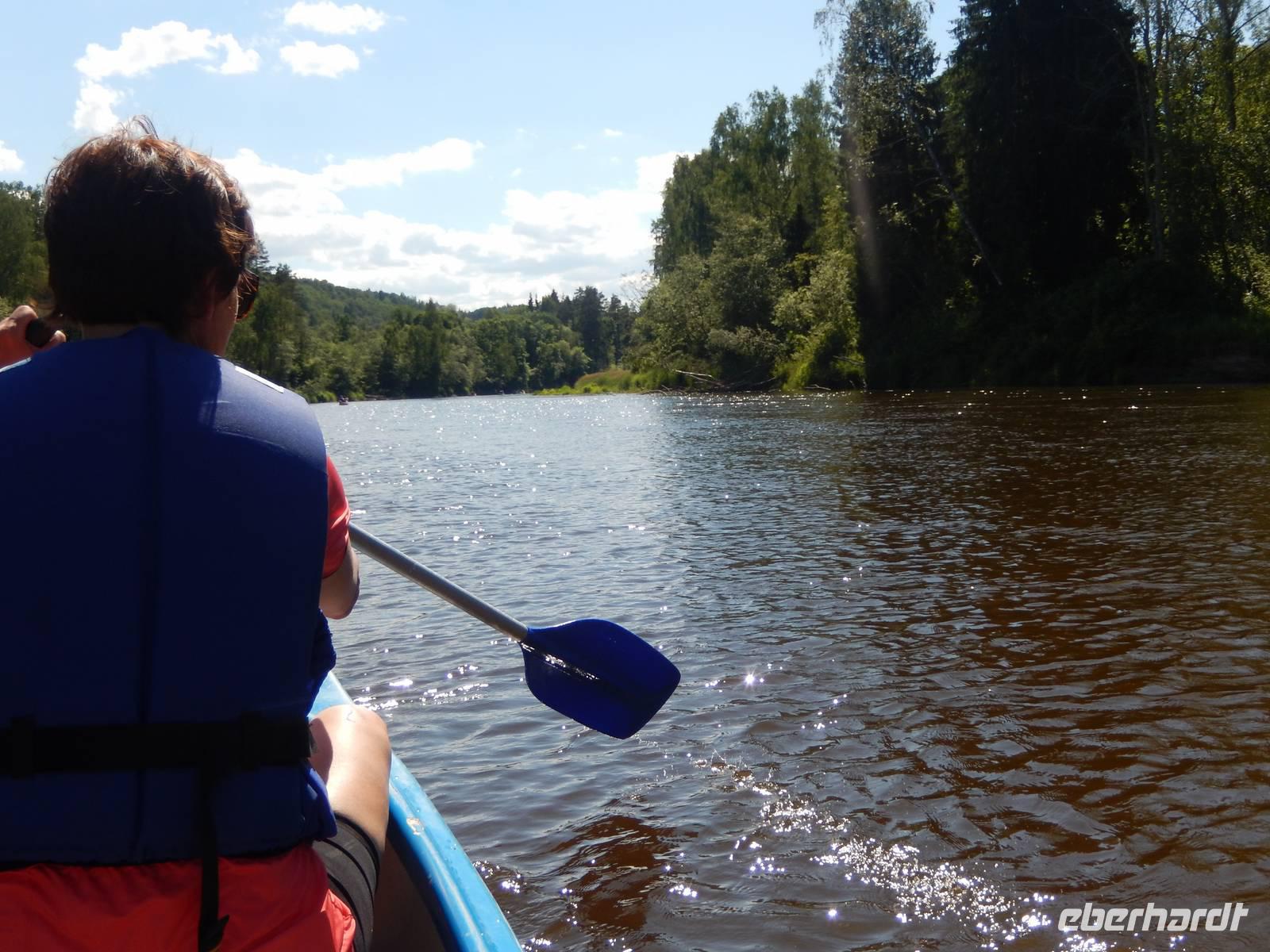 Kanutour im Gauja Nationalpark