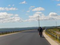 Ostseedamm von Insel Muhu zur Insel Saaremaa