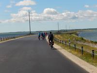 Ostseedamm von Insel Muhu zur Insel Saaremaa