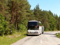 unser Bus mit Radanhänger