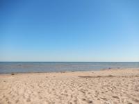 am Strand vom Hotel Saaremaa