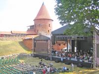 Probe fürs Galakonzert hinter der Burg 